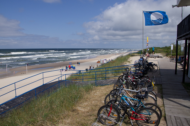 koffiestop op de Koerse Schoorwal bij Klaipėda