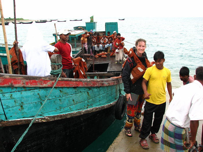 78 de vluchtboot naar het vasteland