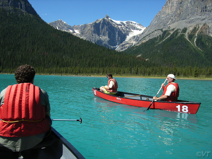 13 Emerald Lake waar soms elanden te zien waren