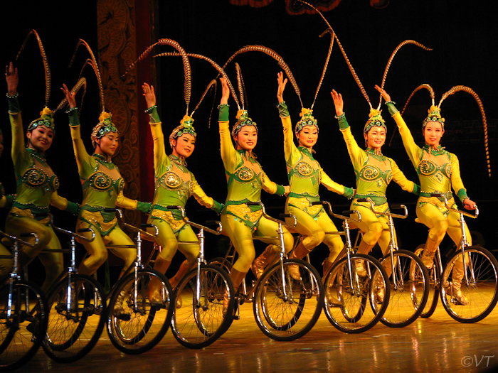 Acrobatenshow in Beijing