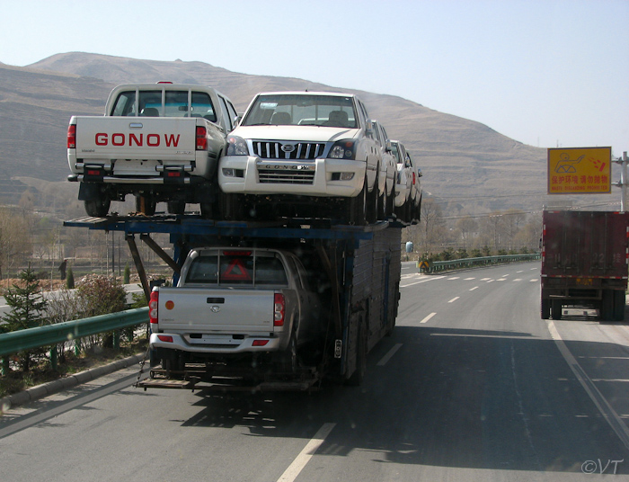 Efficient autotransport bij Xining