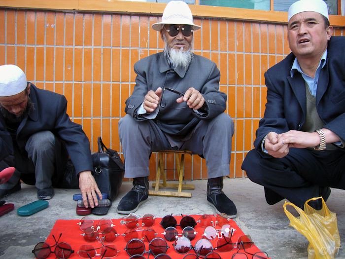 Moslimdorp onderweg tussen Lanzhou en Xiahe
