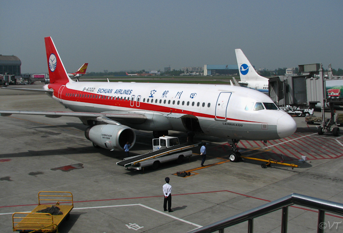 Vlucht van Chengdu naar Lanzhou