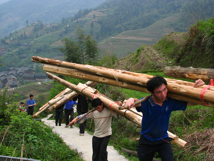 Werklui bij Lijang