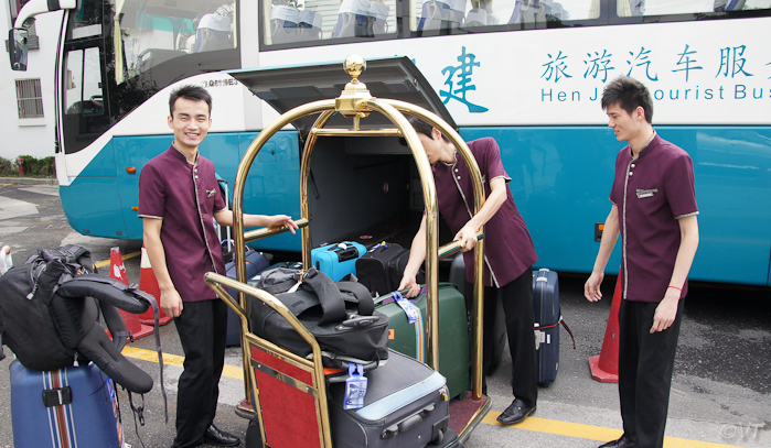 Zelf inladen is er niet bij in China