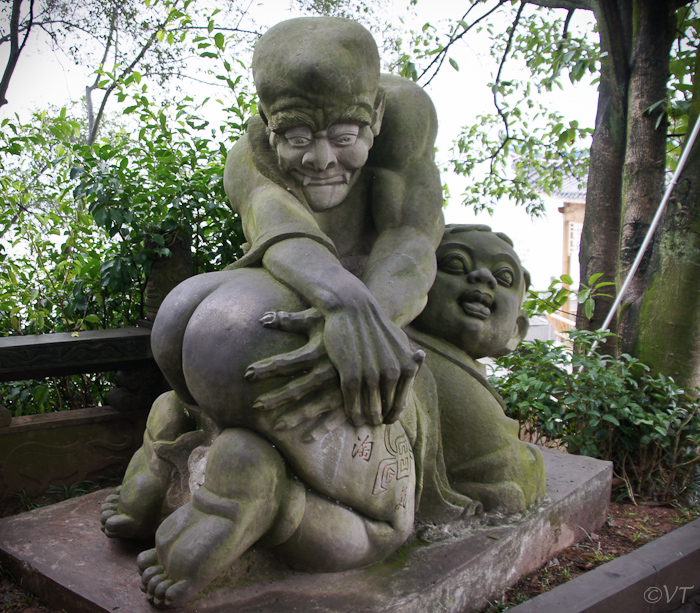 19  tempelcomplex bij de spookstad Fengdu