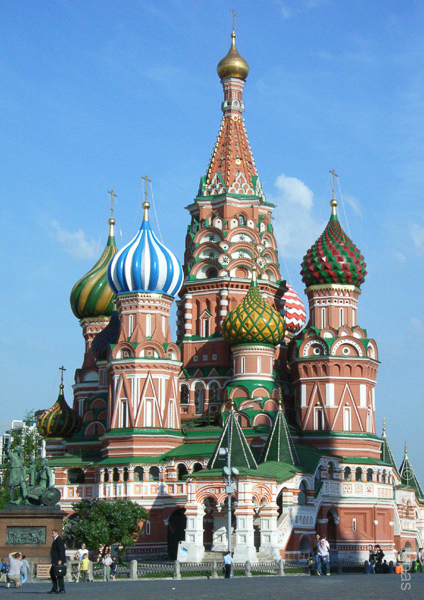 56 St Basil kathedraal op het Rode Plein
