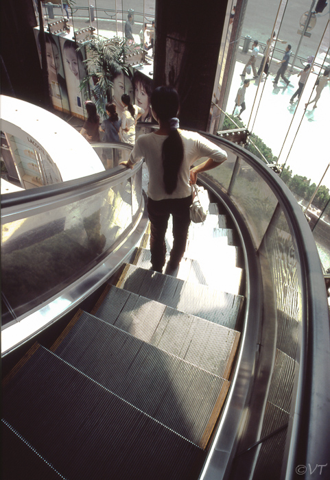 Shanghai wentel roltrap