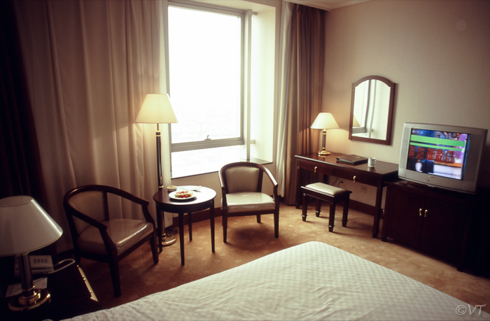 Xian, aardig hotelkamertje