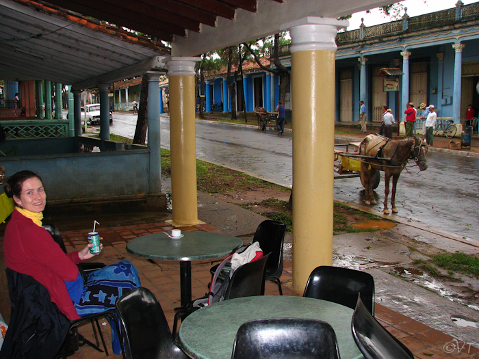 24 de hoofdstraat in Vinales