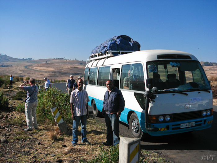 015 We verlaten Addis Abeba in noordelijke richting