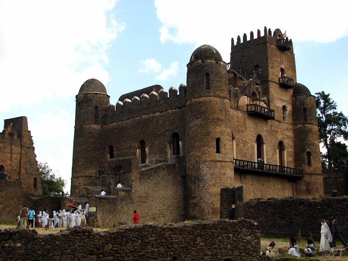 031 Koninklijk paleiskasteel in Gondar