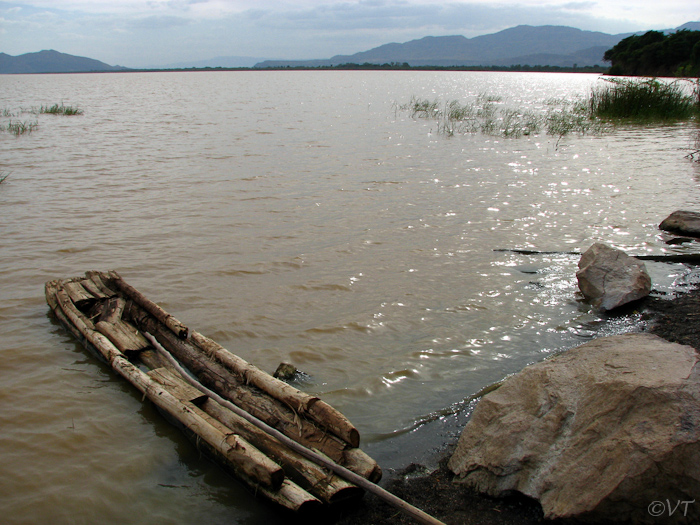 122 Abaya-meer vlak voor we Arba Minch bereiken