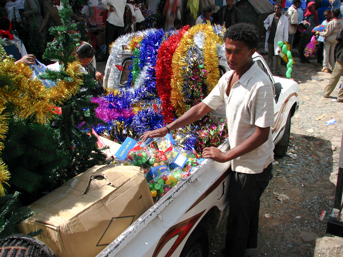 006 Versiering voor het Kerstfeest op 7 januari
