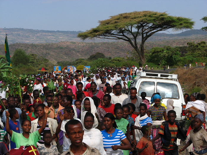 145 Timkat-processie