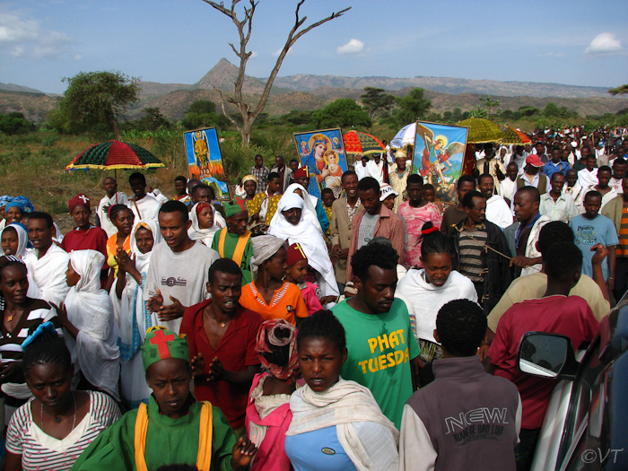 146 Timkat-processie