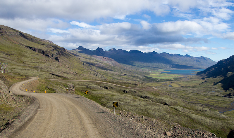 Berufjörður, een fjord aan de zuidoostkust