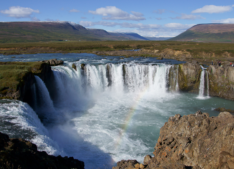de 12 meter hoge Goðafoss