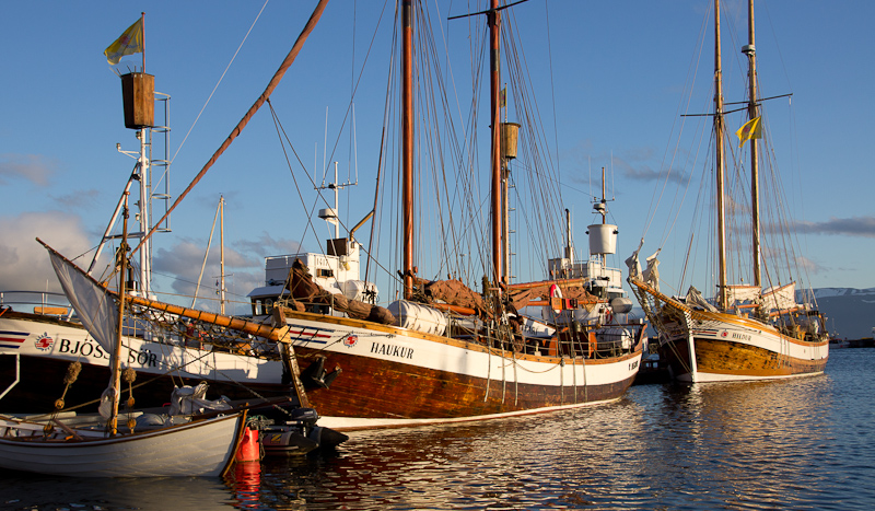 de vissershaven van Húsavík