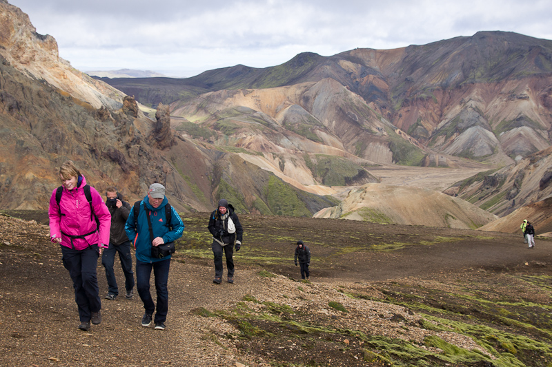 we liepen een stuk van de 5-daagse trekking