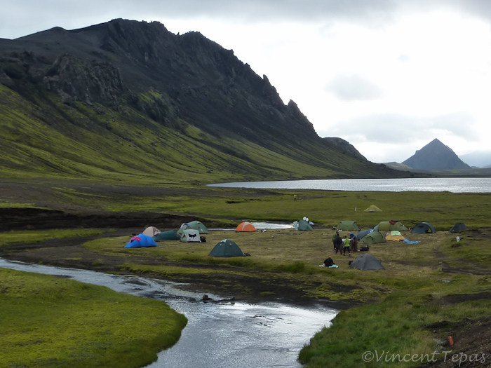 35 Uitzicht vanuit de Álftavatn-hut
