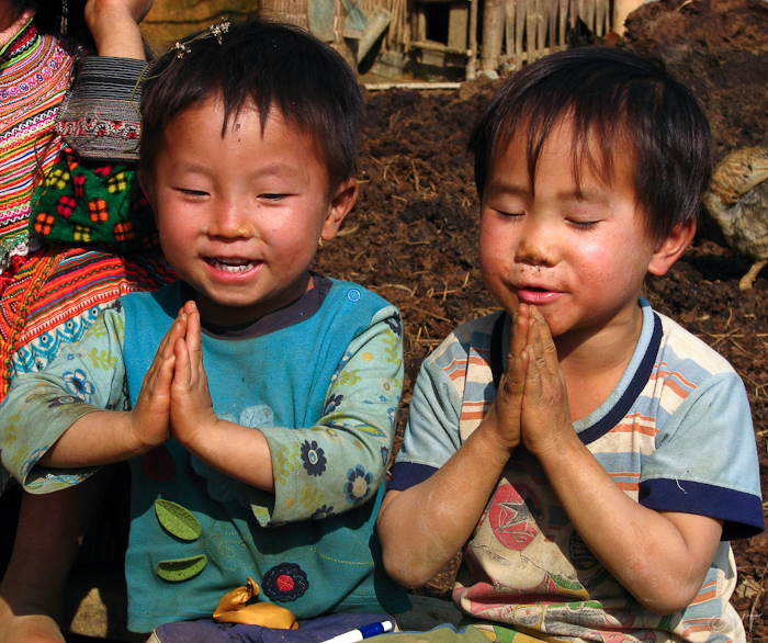 21a  bergdorp bij Bac Ha