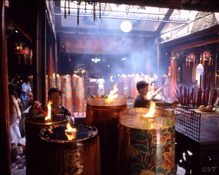 25  Chinese tempel in de wijk Glodok, Jakarta