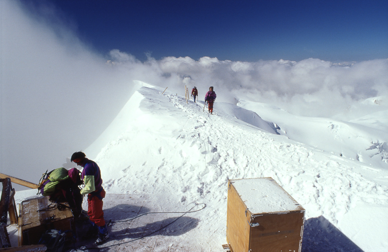 Monte Rosa refugio Margherita 4559 m