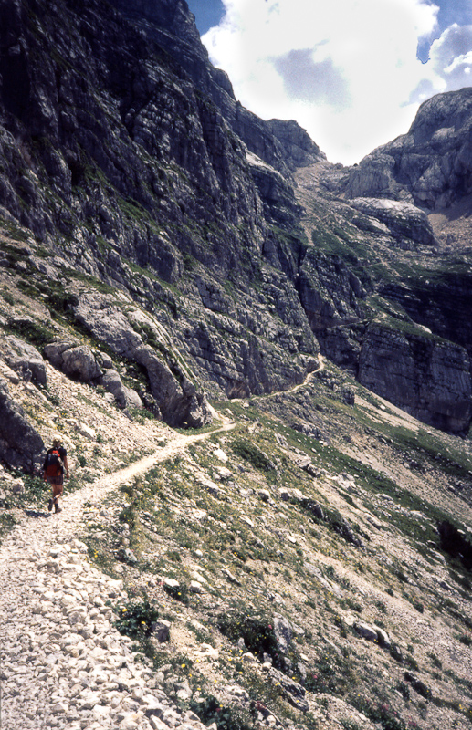 Slovenie mooi rotswandelpad