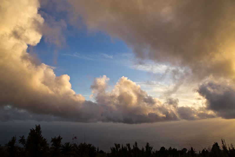 om te genieten van de spectaculaire wolkenluchten