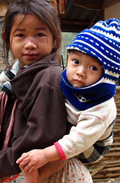 Kids in Laos
