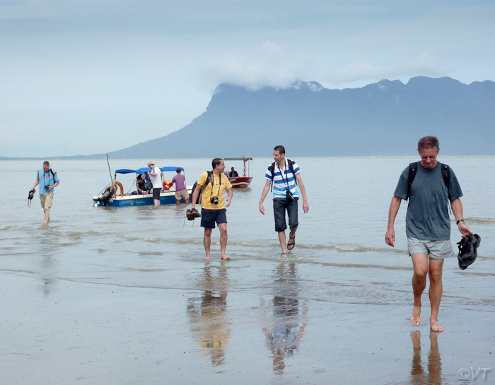 03  strandlanding in het Bako NP