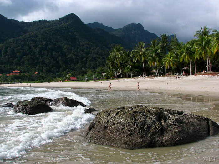 38  ons resortstrand op Langkawi