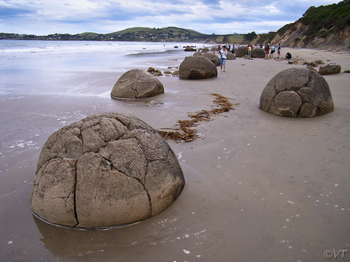 54 de mysterieuze Moeraki rolstenen aan de oostkust
