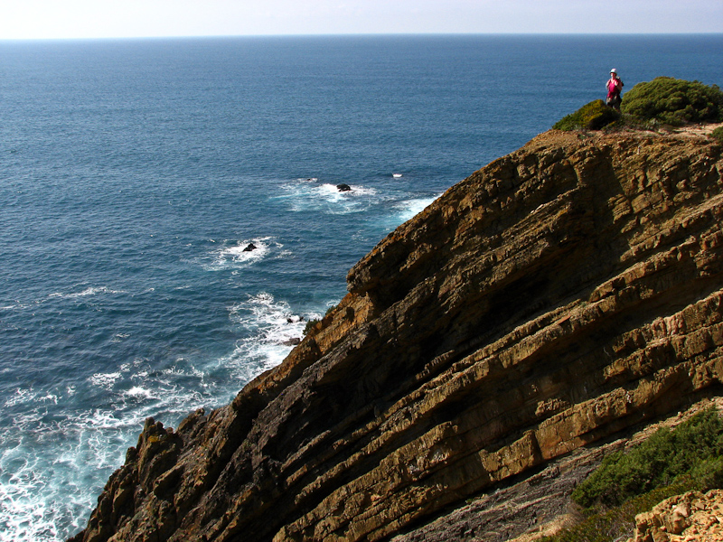 en overal kwam je die rotslagen weer tegen